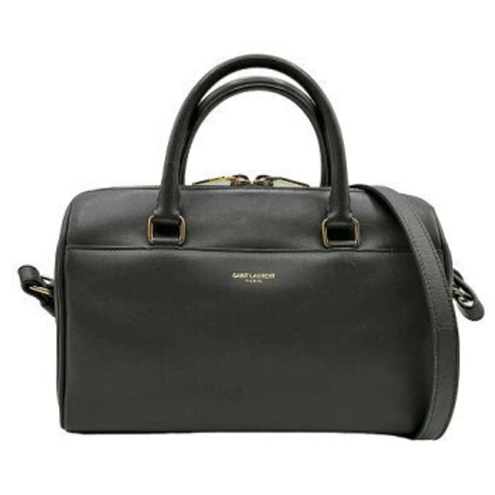 SAINT LAURENT Duffle Shoulder Bag Handbag Blue
